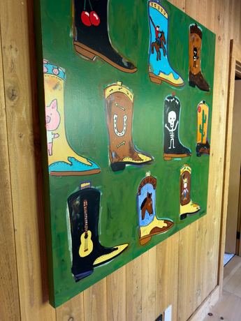 Lodge Boot Pop Art